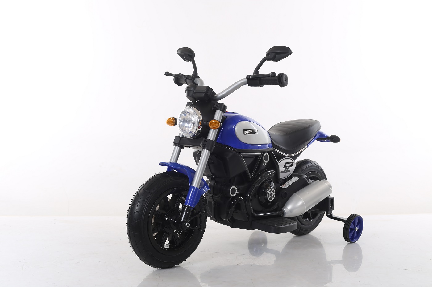 Elektro Chopper Kindermotorrad Elektro Kinder Motorrad 6V 7Ah 2x Motoren Luftbereifung